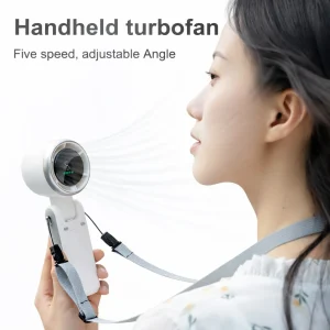 Turbo Fan Handheld Rechargeable Fan